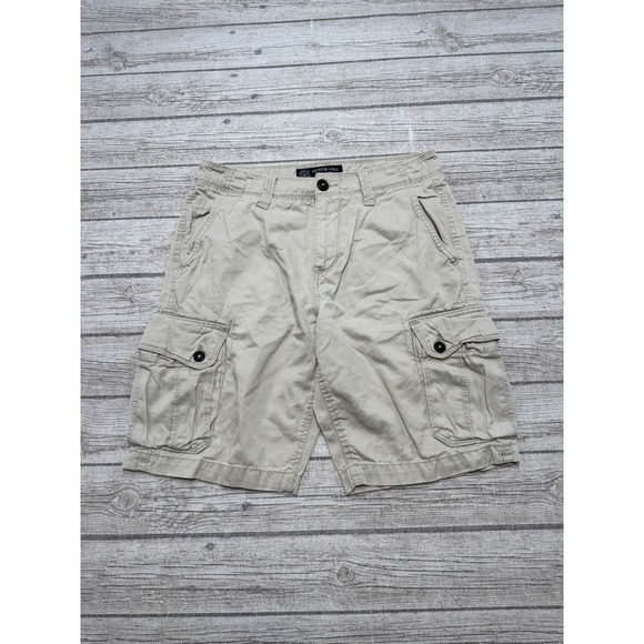 American Eagle Outfitters Other - American Eagle Cargo Shorts Men's 30 Beige Relaxed Fit Cotton Hiking Workwear